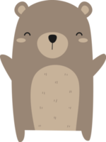 Cute Bear Element png