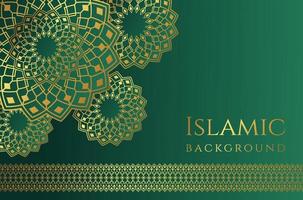 fondo islámico con patrón de adorno decorativo. - vectores