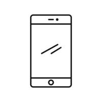 Technology handphone icon outline vector