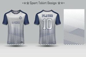 maqueta de camiseta de fútbol patrón geométrico abstracto diseño de camiseta deportiva vector