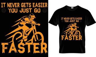 Cycling T shirt Design vector