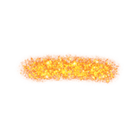 orangefarbener Glitzer-Pinselstrich png