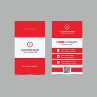 Double-sided Vector Modern Creative and Clean Business Card template. Portrait and landscape orientation. Horizontal and vertical layout. Vector illustration