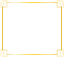 gouden glanzend frame png