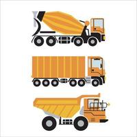 Illustration of construction machinery vector