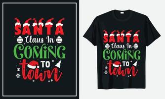 Christmas T-shirt Design vector