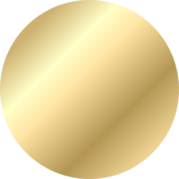 Gold Circle Frame Gradient png