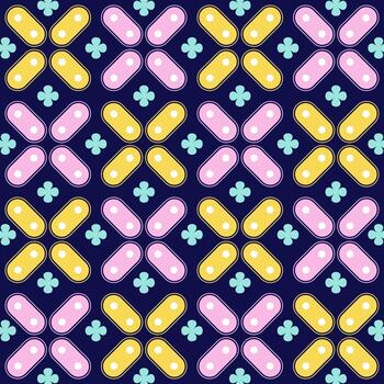 fondo de patrón geométrico con colores retro. elementos de diseño vectorial vector