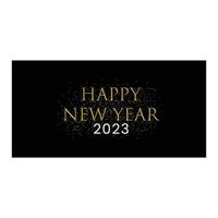 2023 happy new year background. banner with numbers date 2023. vector illustration