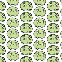 bullfrog pattern  background vector