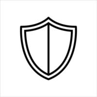 shield icon vector design template simple and clean