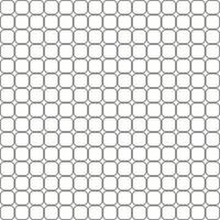 Seamless abstract pattern with many geometric black squared rounded edges boxes. Vector background design. Paper, cloth, fabric, cloth, dress, napkin, printing, present, sheet, shirt, bed concepts.