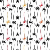 Spider web seamless pattern vector