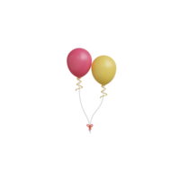 3D-Ballonobjekt png