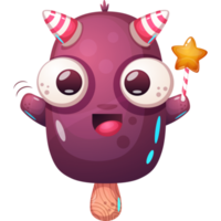 adorable personaje de dibujos animados png