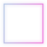 square gradient outline element png