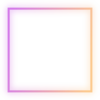 square gradient outline element png