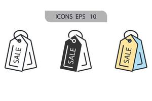 sale icons  symbol vector elements for infographic web