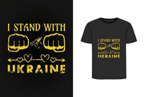 Ukraine retro vintage t shirt design vector