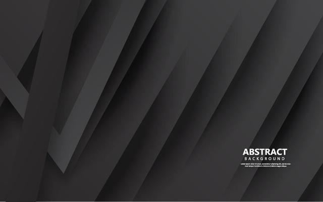 Abstract triangle shape black background