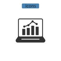 project tracking icons  symbol vector elements for infographic web