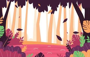Fallen Leaf Fall Autumn Forest Nature View vector