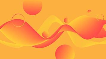 Abstract liquid background with orange base colors, suitable for various background purposes, especially websites for technology companies and start-up companies photo