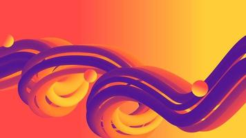 Abstract fluid background with orange and purple base colors, suitable for various background purposes, especially websites for technology companies and start-up companies photo