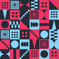 Seamless Geometric or Abstract Pattern Background Neo Geo Vector Template