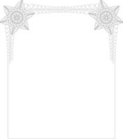 background coloring page vector