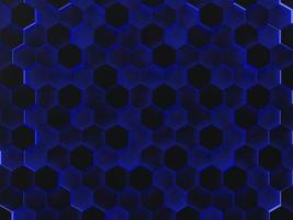 Black abstract background with  blue backlight, Grunge surface,Modern shape concept, 3d Rendering. photo