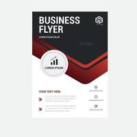 Corporate business flyer cover template design a4 size. vector
