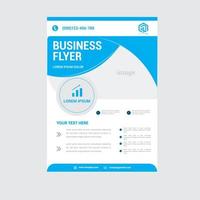 Corporate business flyer cover template design a4 size. vector
