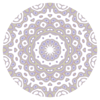 Mandala pattern ornament with round shape png