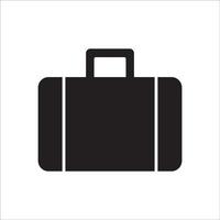 suitcase icon logo vector design