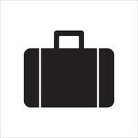 suitcase icon logo vector design