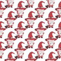 halloween Gnome pattern png