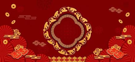 Background texture for Chinese New year. vector