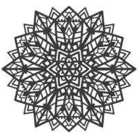 Decorative circle ornament mandala in Diwali style. vector