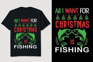 Christmas T-shirt Design vector