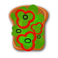 frukost rostat bröd och smörgås png