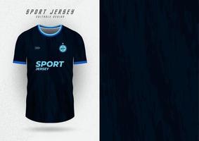 Sports jerseys, jerseys, running jerseys, navy blue patterns. vector