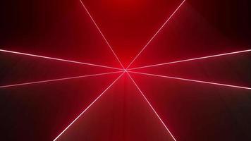 vj lumière laser abstraite fond de lignes néon rougeoyantes colorées. vidéo ultra 4k video