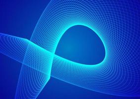 Abstract technology blue background wave lines background. Banner, poster or template elegant and modern curved lines. Communication technology concept photo