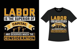 labour day t shirt design vector