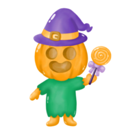 pumpa halloween vattenfärg ClipArt, png