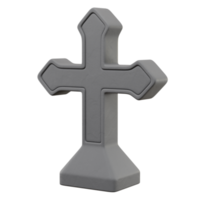 3d Tombstone Icon Halloween Illustration png