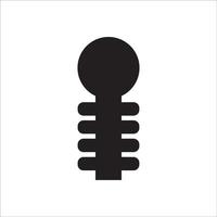 electronic components and microchip icon vector drawing