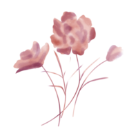 flower paintbrush style png