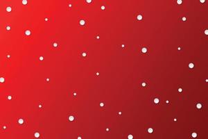 Red Christmas background with ornament decoration. vector